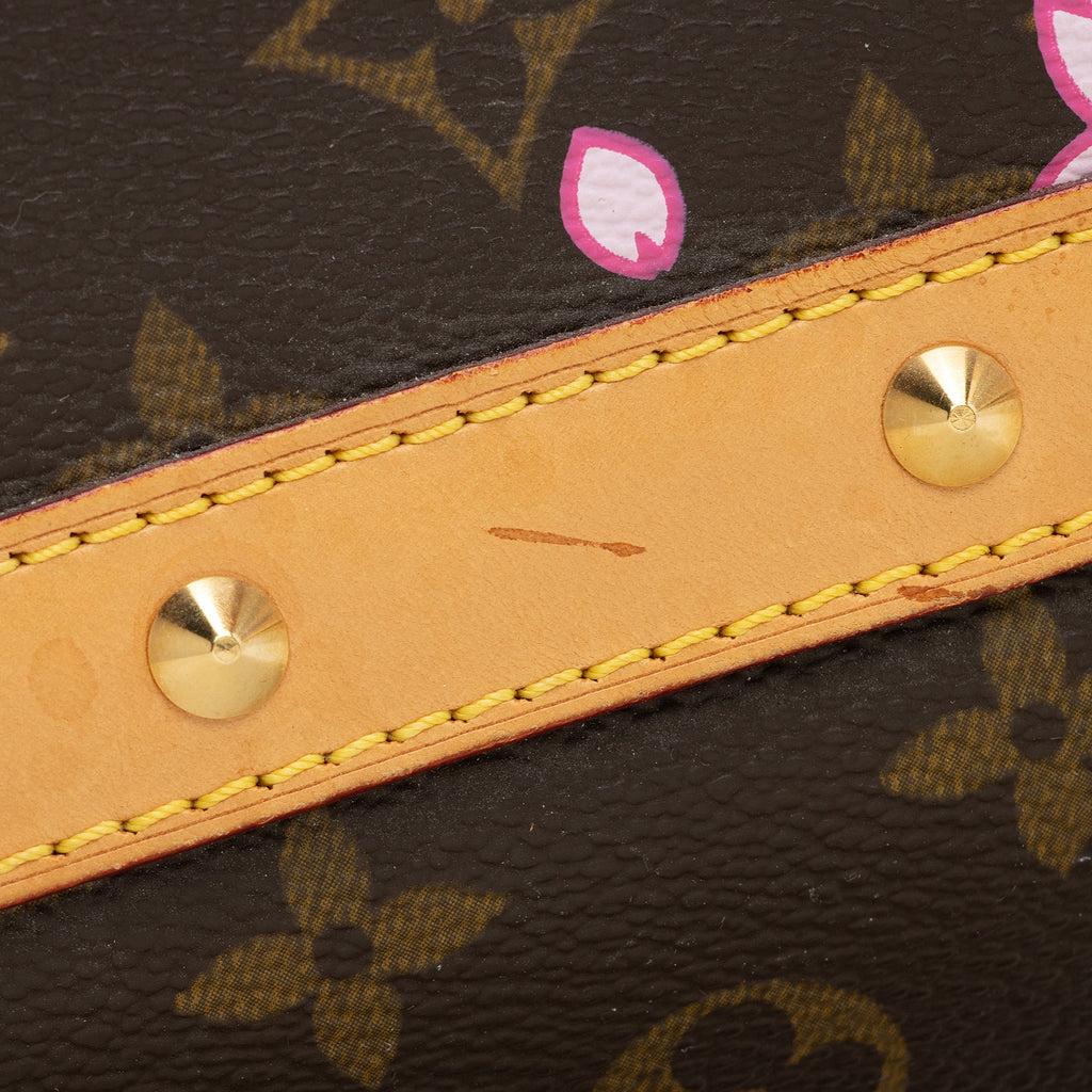 Louis Vuitton Limited Edition Cherry Blossom Sac Retro Satchel (SHF-22743)