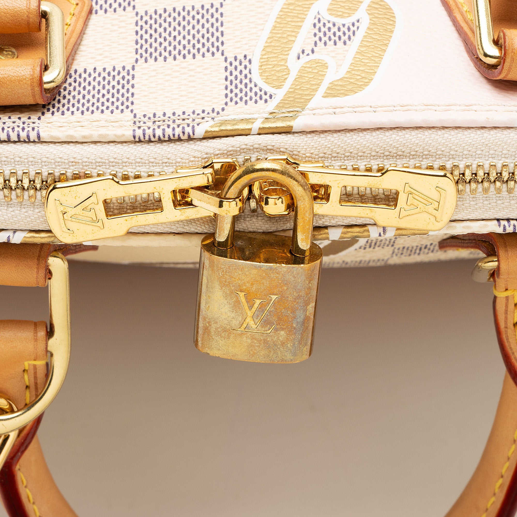 Louis Vuitton Limited Edition Damier Azur Nautical Alma BB Satchel