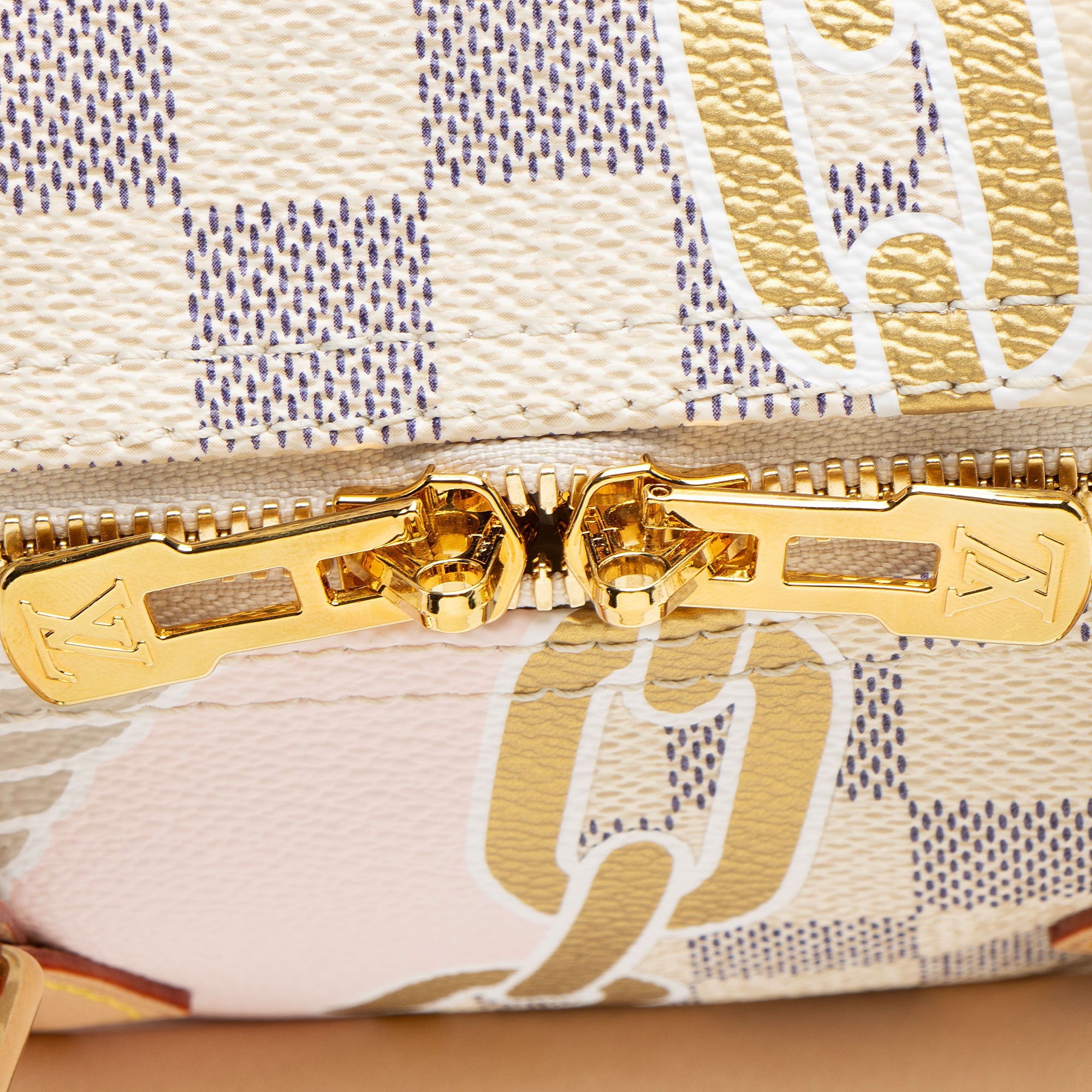 Louis Vuitton Limited Edition Damier Azur Nautical Speedy Bandouliere 25 Satchel