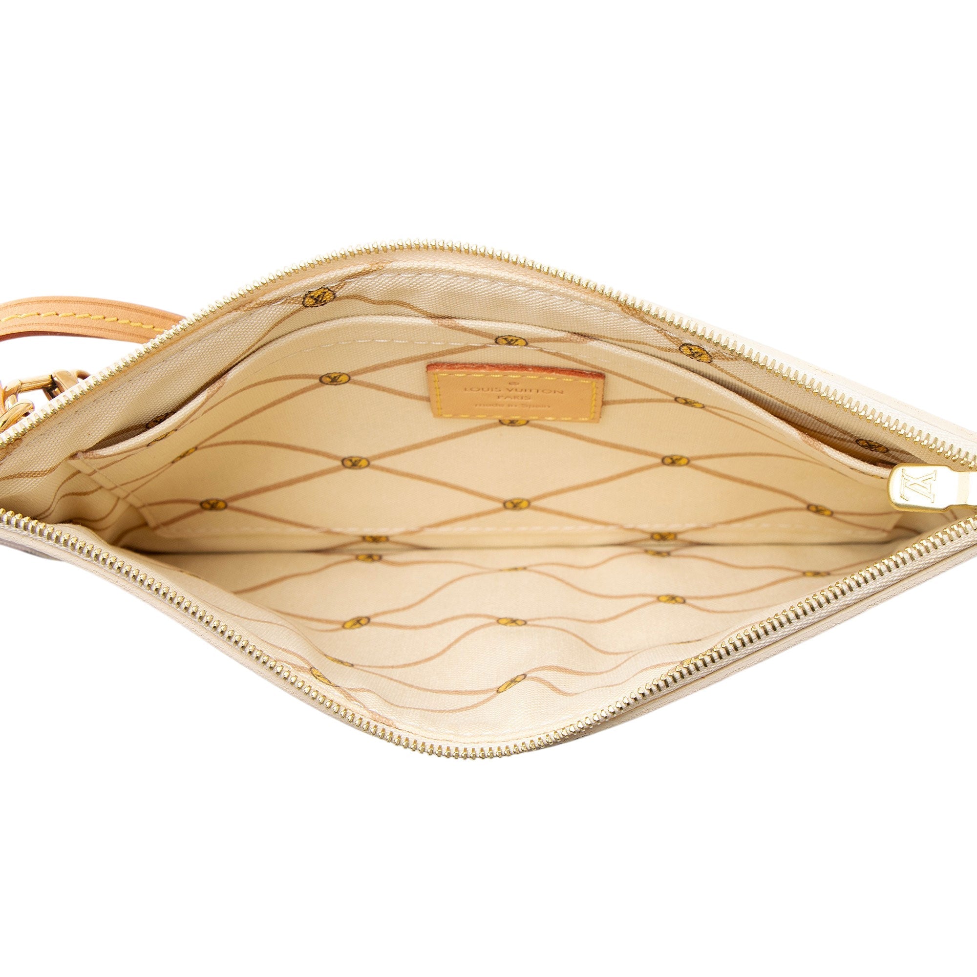 Louis Vuitton Limited Edition Damier Azur Summer Trunk Neverfull MM Pochette