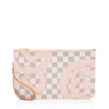 Louis Vuitton Limited Edition Damier Azur Tahitienne Neverfull MM Pochette