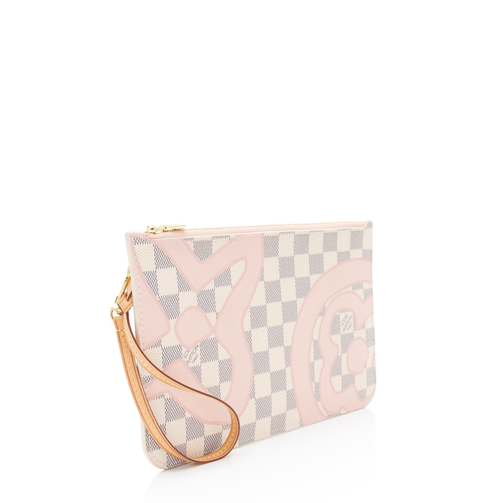 Louis Vuitton Limited Edition Damier Azur Tahitienne Neverfull MM Pochette