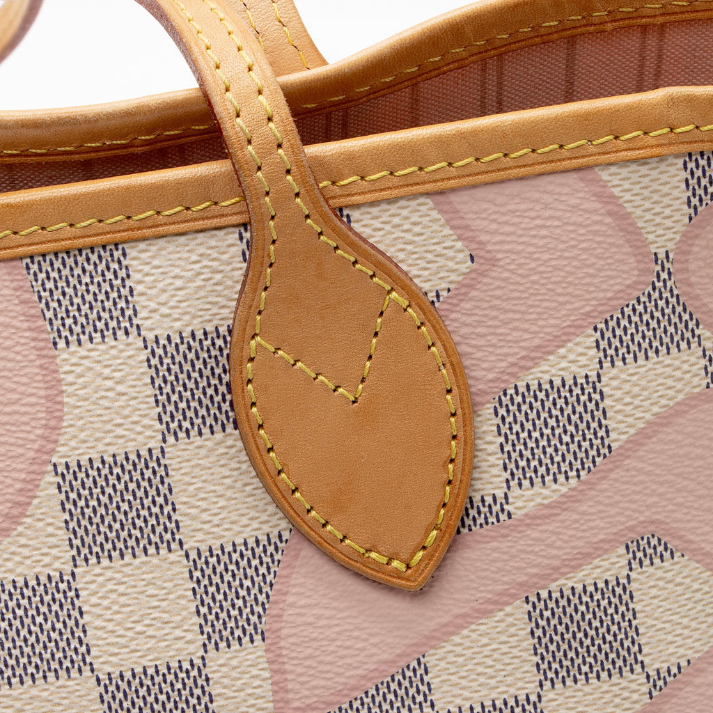 Louis Vuitton Limited Edition Damier Azur Tahitienne Neverfull MM Tote