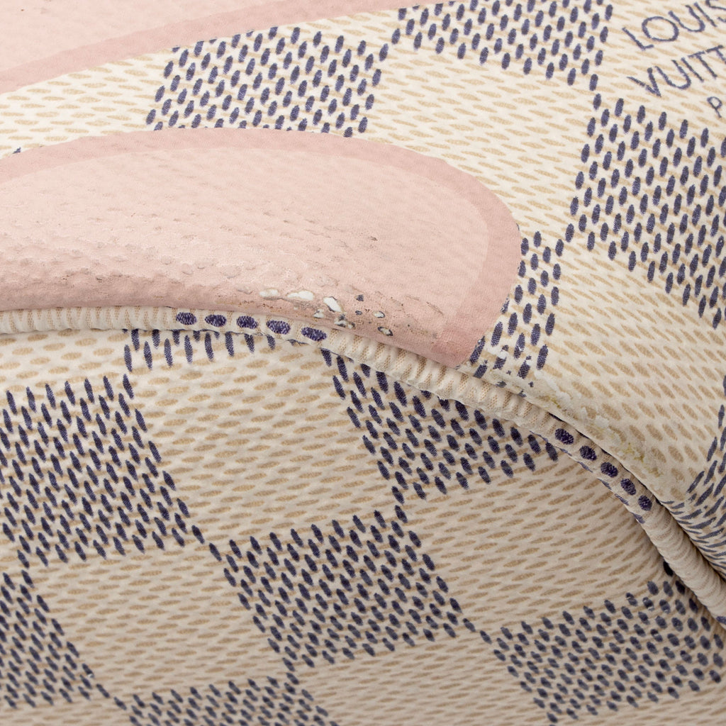 Louis Vuitton Limited Edition Damier Azur Tahitienne Neverfull MM Tote
