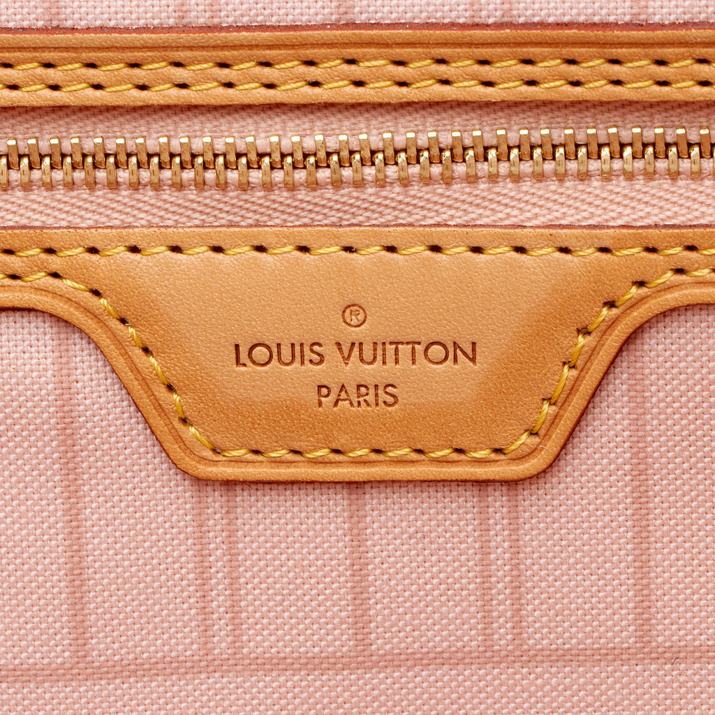 Louis Vuitton Limited Edition Damier Azur Tahitienne Neverfull MM Tote