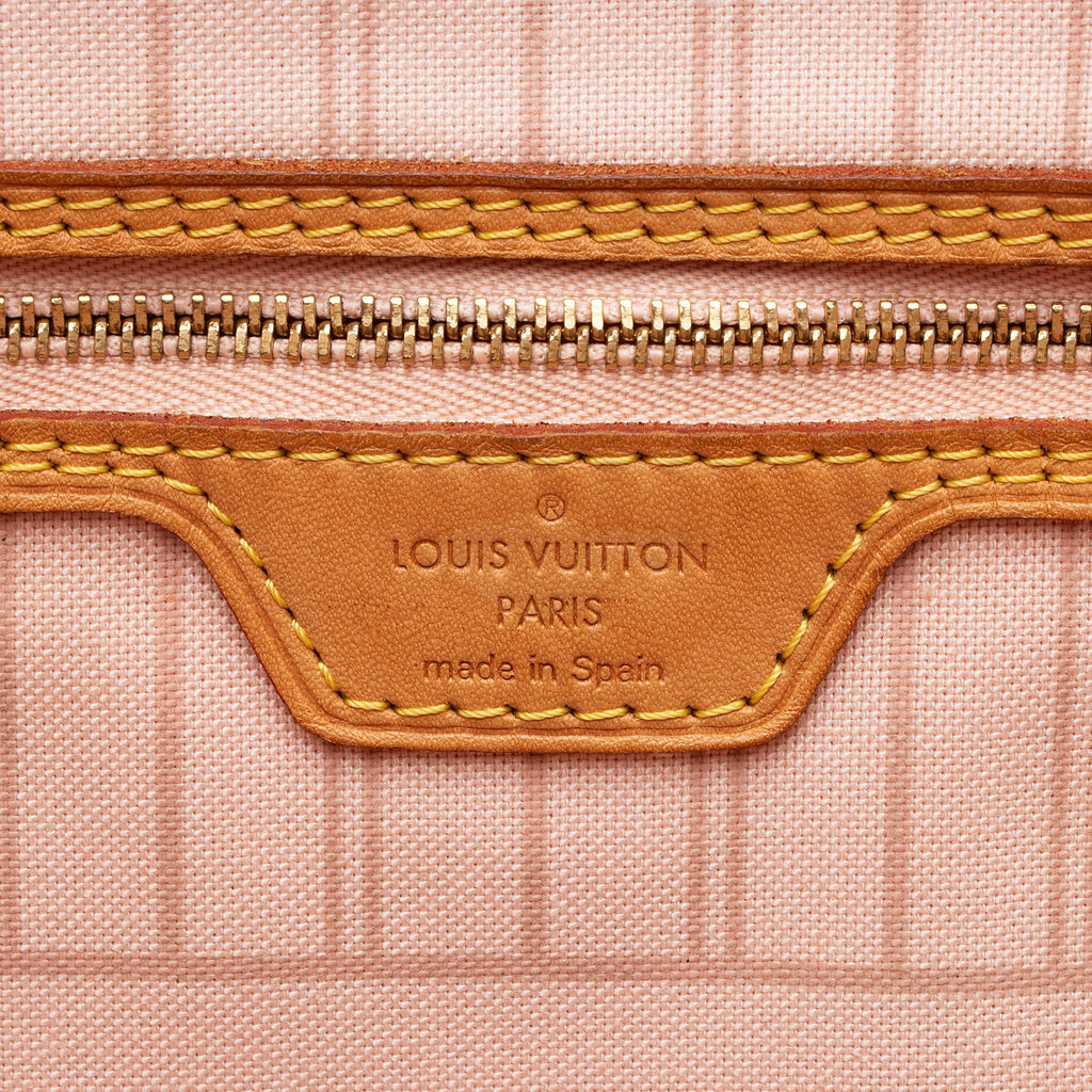 Louis Vuitton Limited Edition Damier Azur Tahitienne Neverfull MM Tote