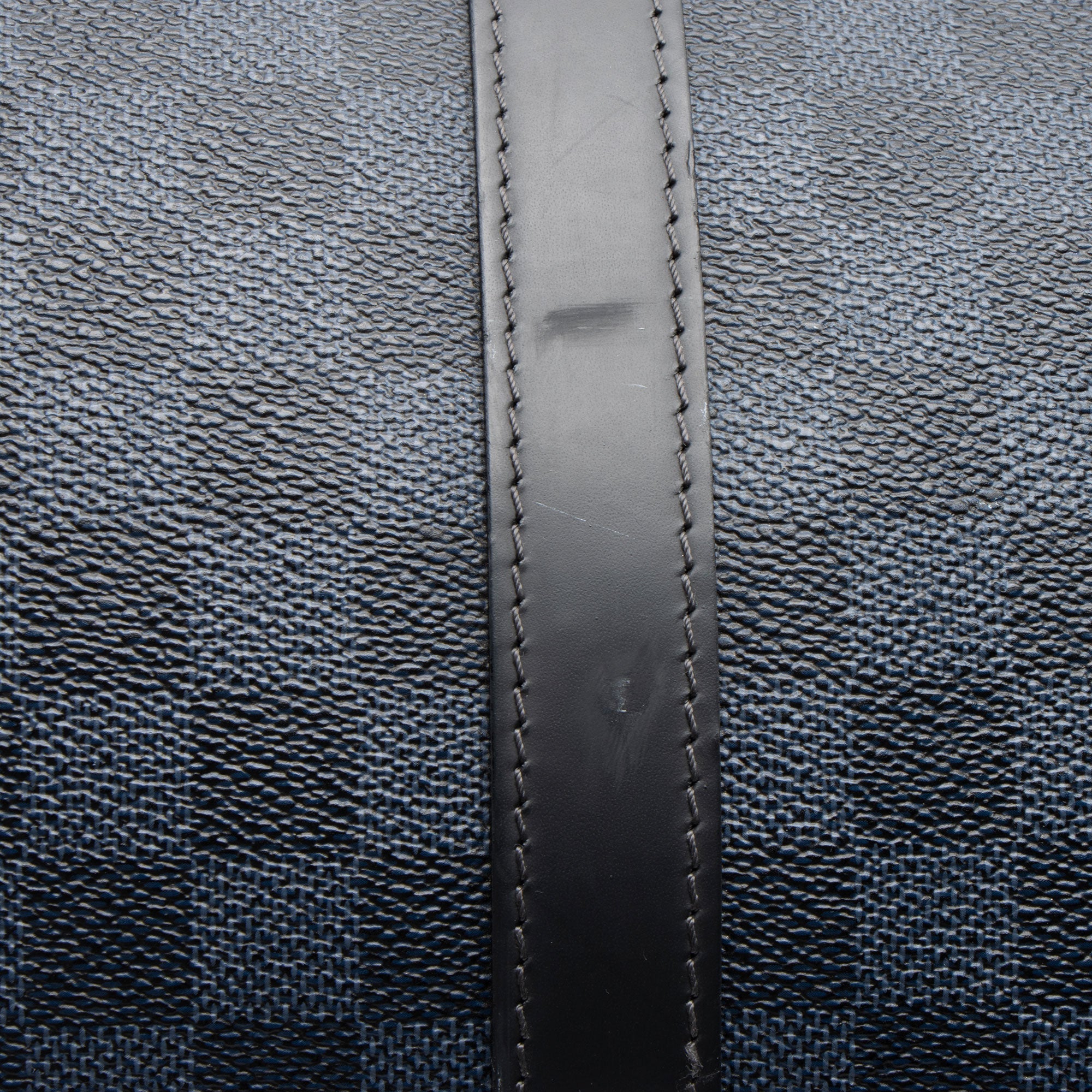 Louis Vuitton Limited Edition Damier Cobalt Jungle Keepall Bandouliere 55 Duffle