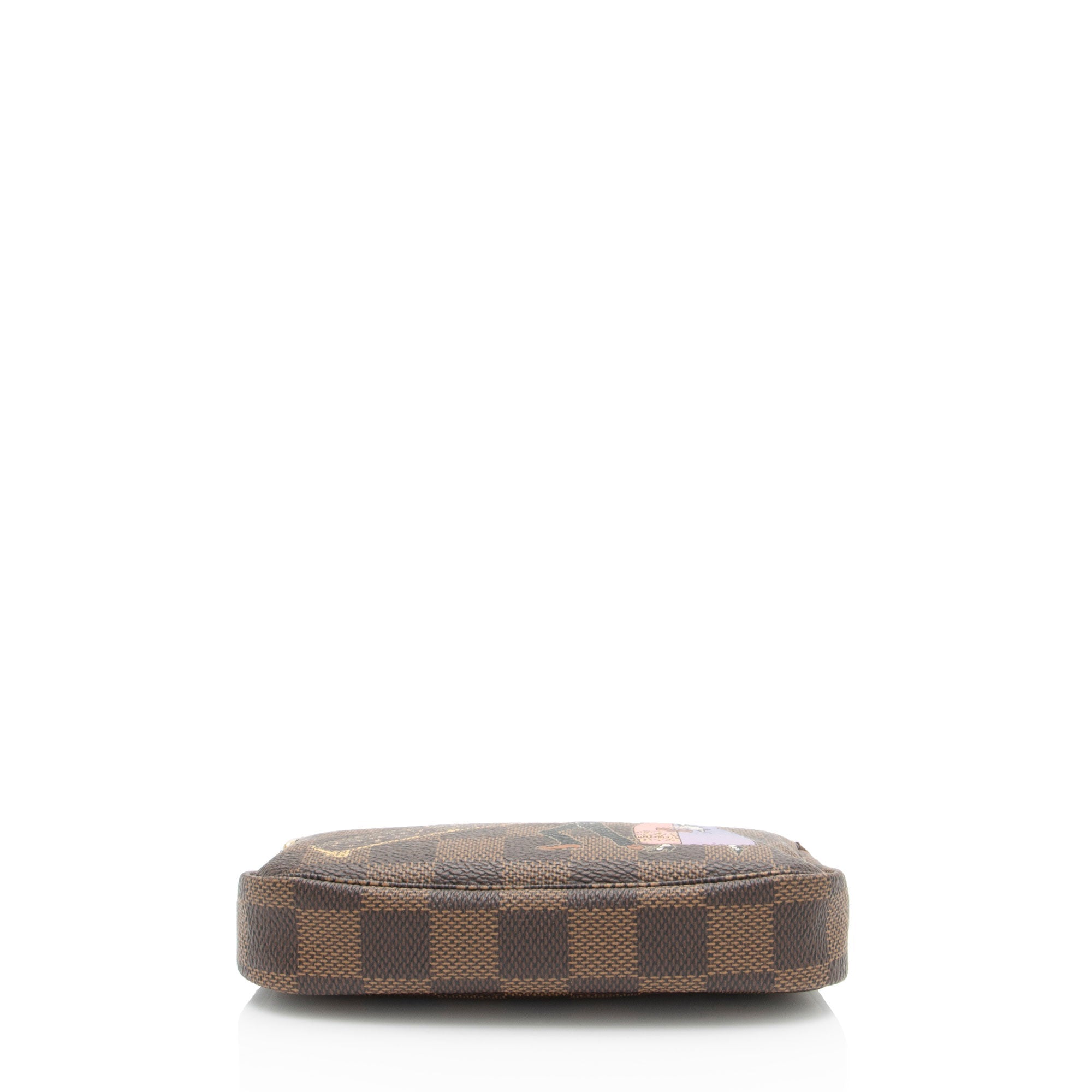 Louis Vuitton Limited Edition Damier Ebene Animation Mini Pochette