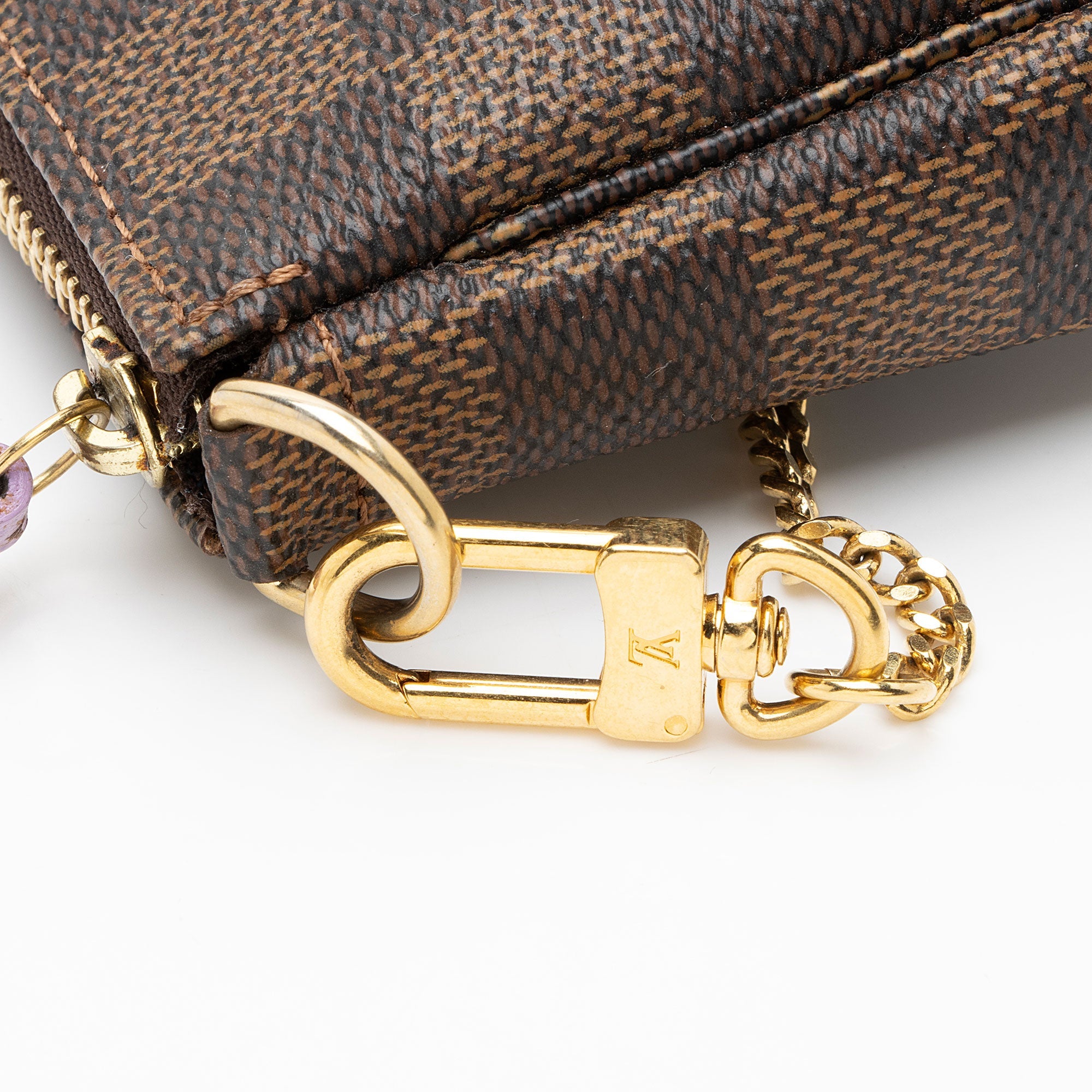 Louis Vuitton Limited Edition Damier Ebene Animation Mini Pochette