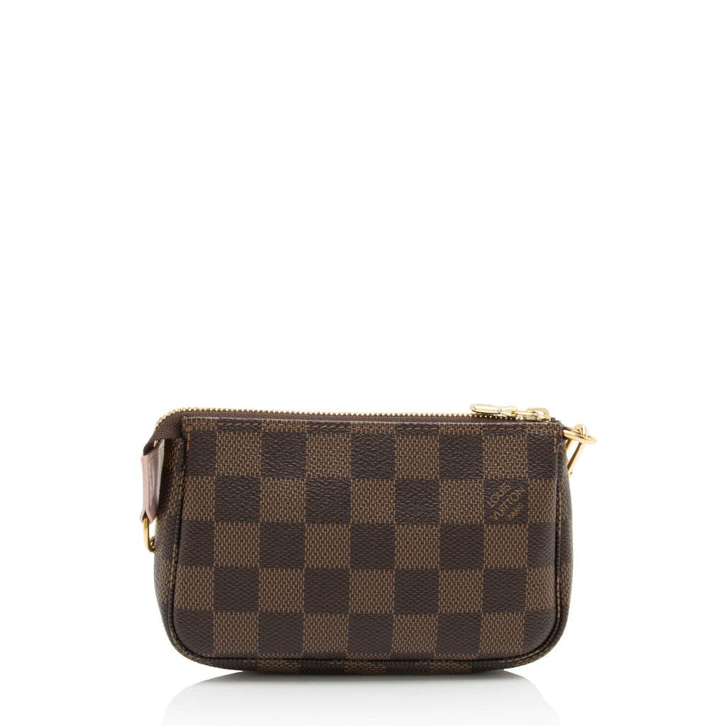 Louis Vuitton Limited Edition Damier Ebene Big Wheel Mini Pochette Accessoires (SHF-5CtGIM)