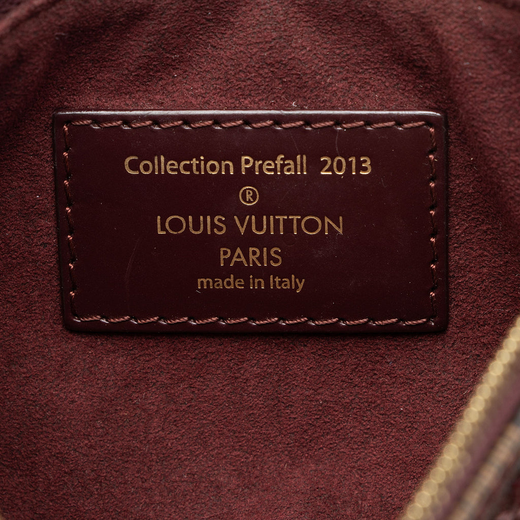 Louis Vuitton Limited Edition Damier Ebene Paillettes Mini Accessoires Pochette (SHF-SH58wT)
