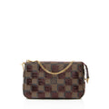 Louis Vuitton Limited Edition Damier Ebene Paillettes Mini Accessoires Pochette