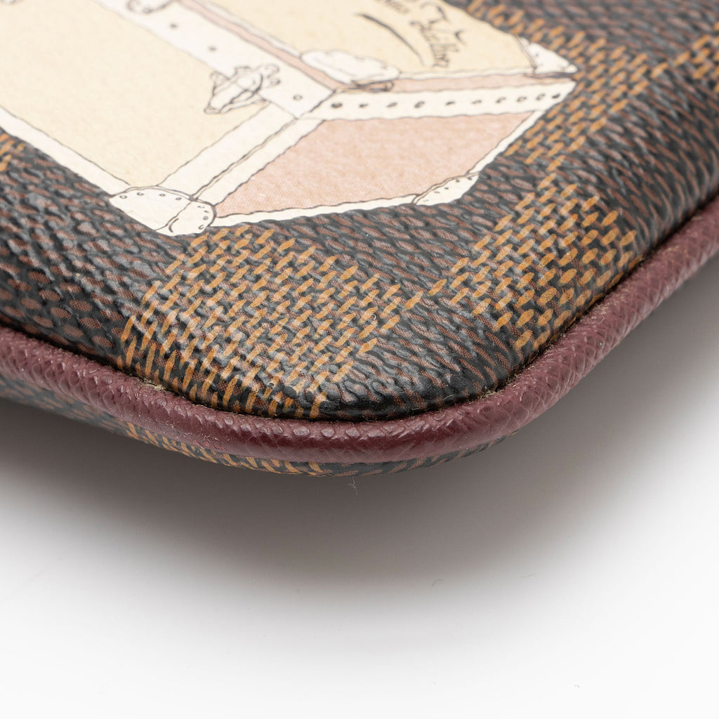 Louis Vuitton Limited Edition Damier Ebene Trunks & Bags Milla MM Pochette (SHF-NPVKKd)