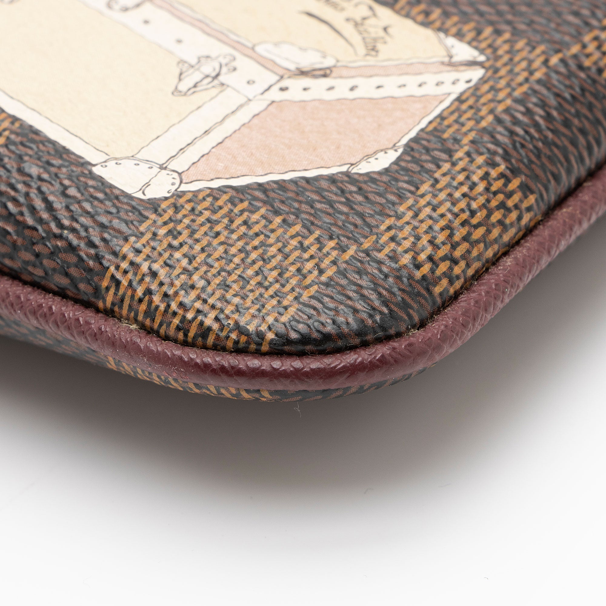 Louis Vuitton Limited Edition Damier Ebene Trunks & Bags Milla MM Pochette (SHF-NPVKKd)