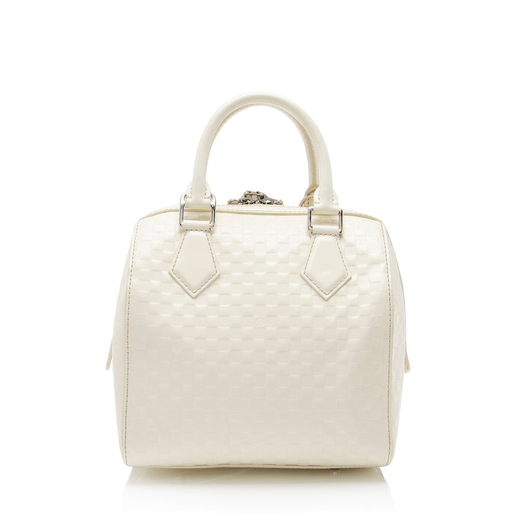 Louis Vuitton Limited Edition Damier Facette Speedy Cube PM Satchel