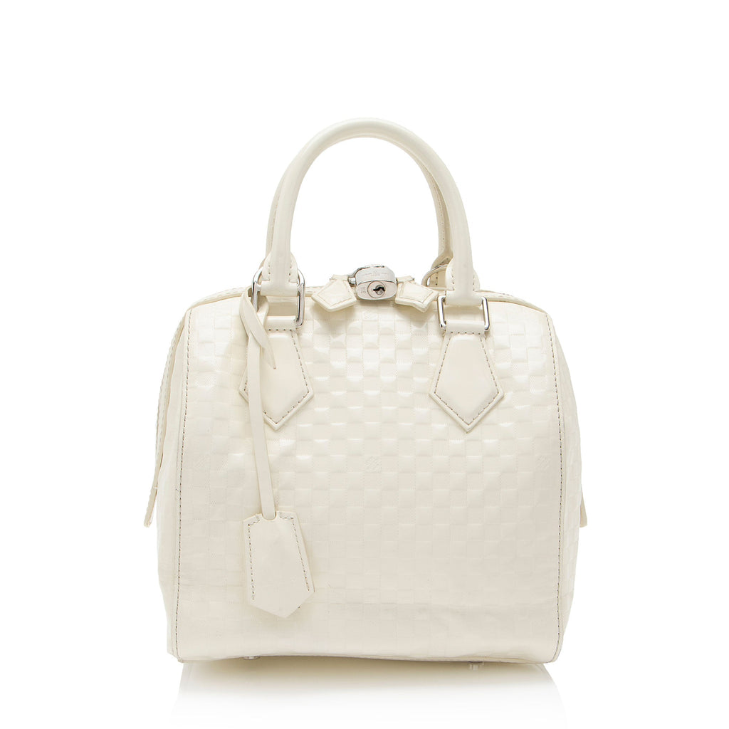 Louis Vuitton Limited Edition Damier Facette Speedy Cube PM Satchel
