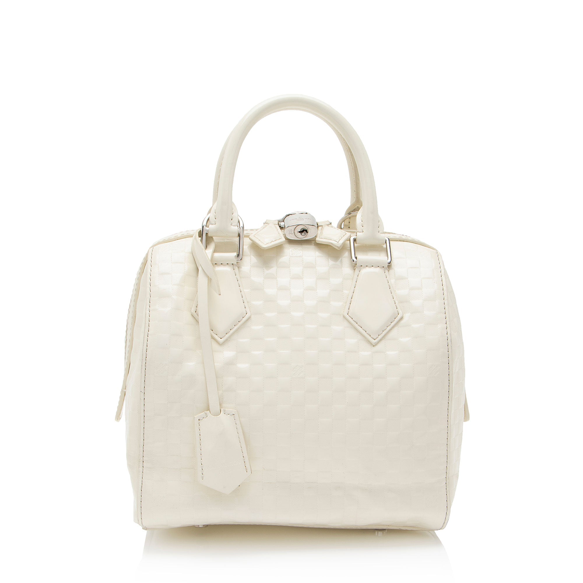 Louis Vuitton Limited Edition Damier Facette Speedy Cube PM Satchel