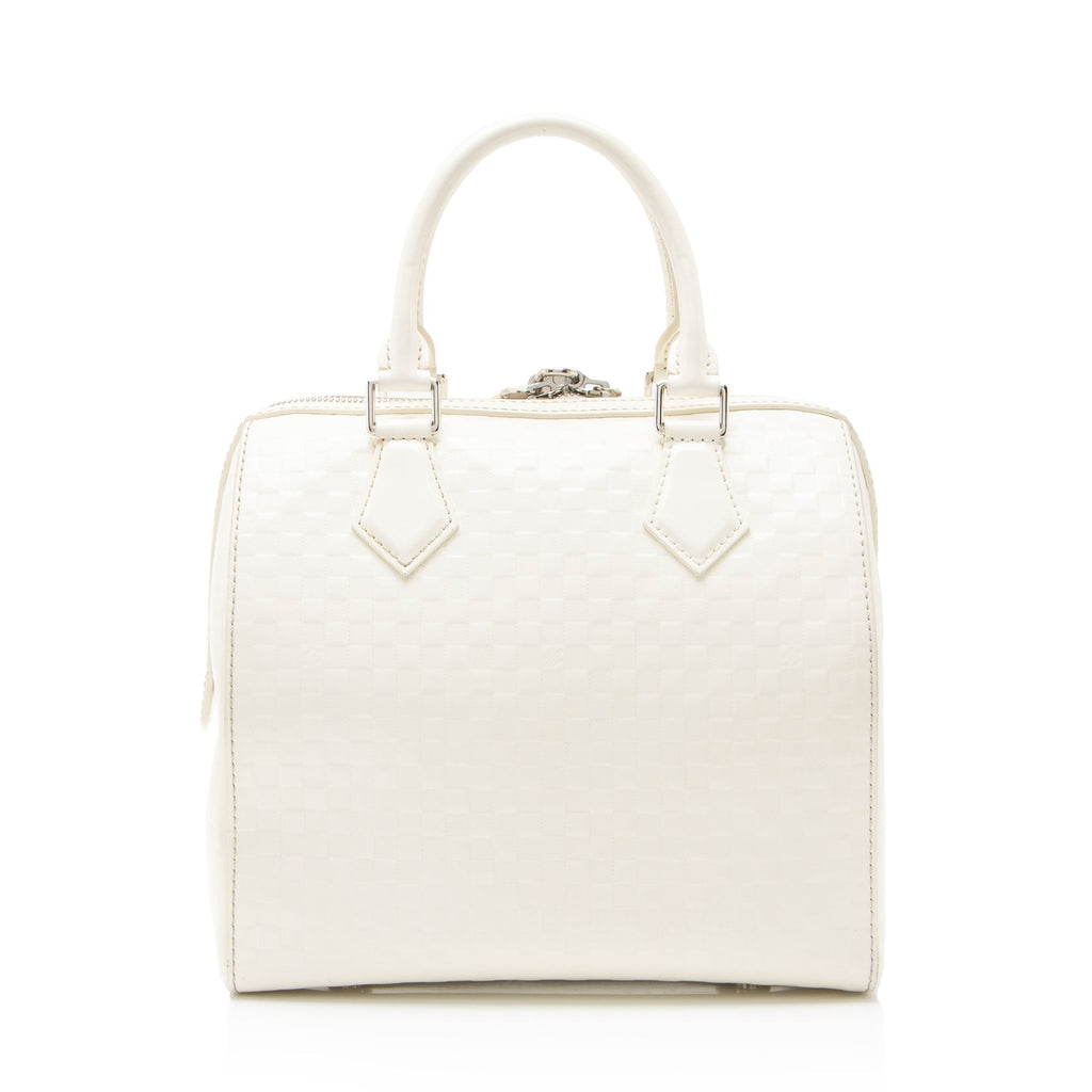 Louis Vuitton Limited Edition Damier Facette Speedy Cube Satchel