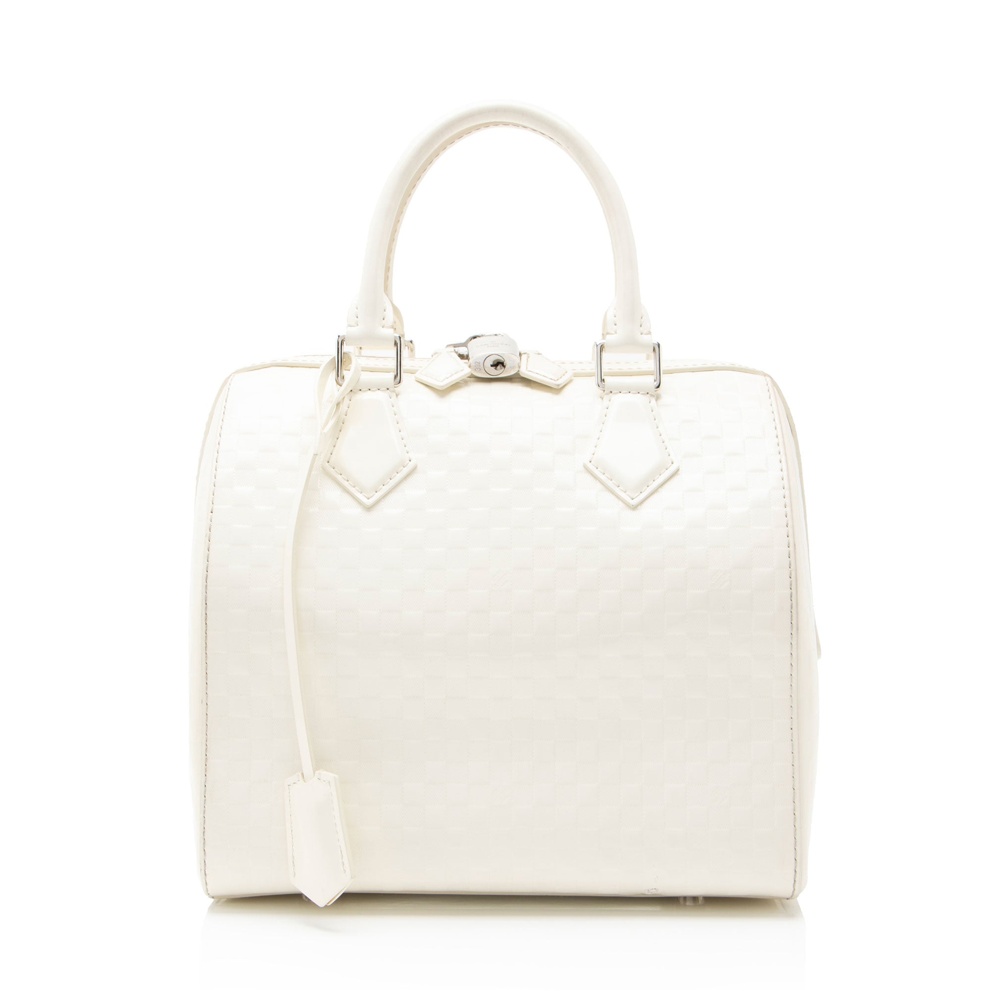 Louis Vuitton Limited Edition Damier Facette Speedy Cube Satchel