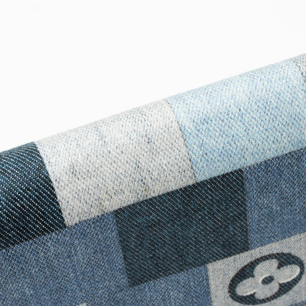 Louis Vuitton Limited Edition Denim Patchwork Flore Chain Wallet