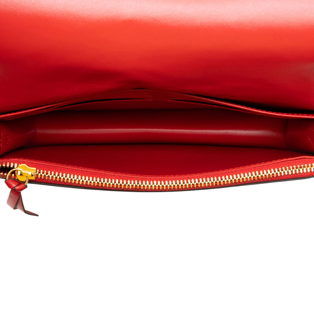 Louis Vuitton Limited Edition Denim Patchwork Flore Chain Wallet