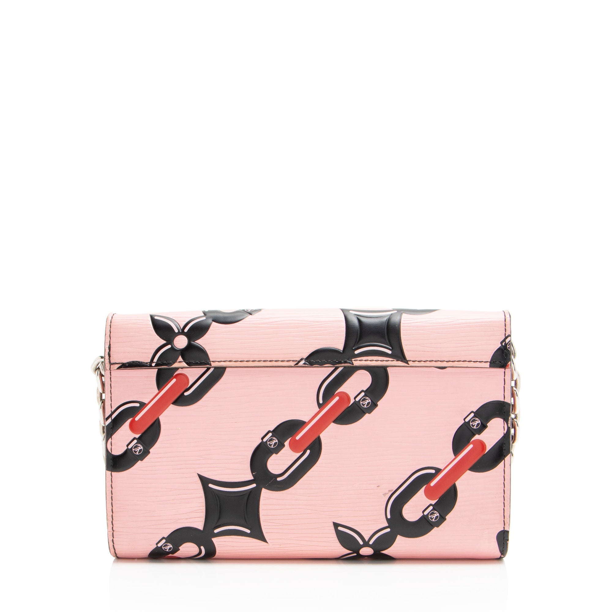 Louis Vuitton Limited Edition Epi Leather Chain Flower Twist Chain Wallet