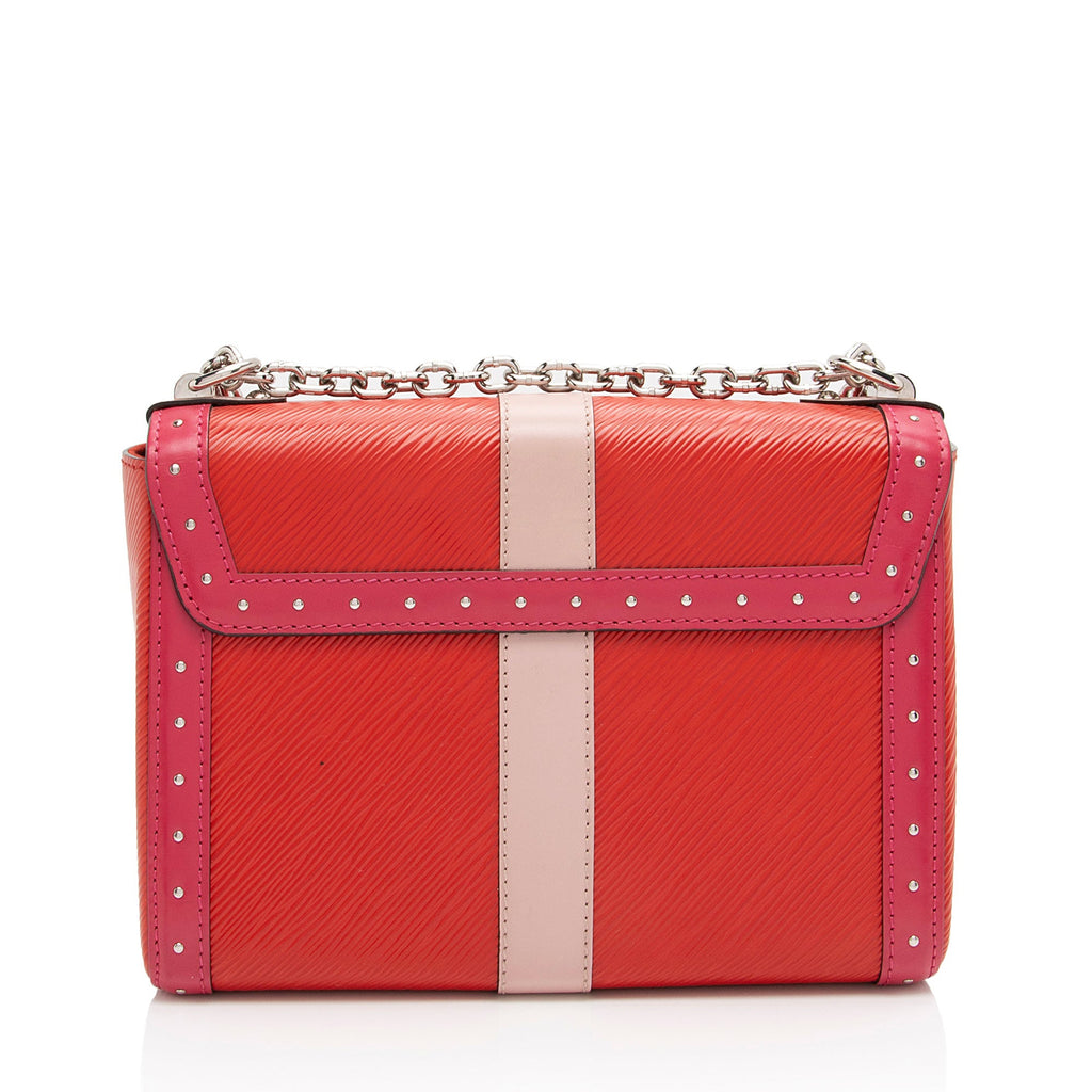 Louis Vuitton Limited Edition Epi Leather Trunk Twist MM Shoulder Bag (SHF-iqpJsA)