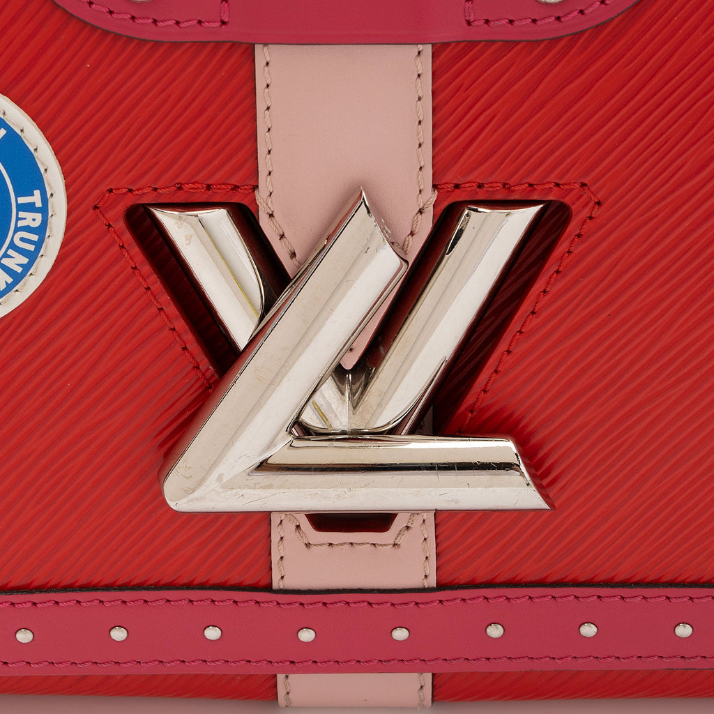 Louis Vuitton Limited Edition Epi Leather Trunk Twist MM Shoulder Bag (SHF-iqpJsA)