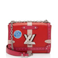Louis Vuitton Limited Edition Epi Leather Trunk Twist MM Shoulder Bag (SHF-iqpJsA)