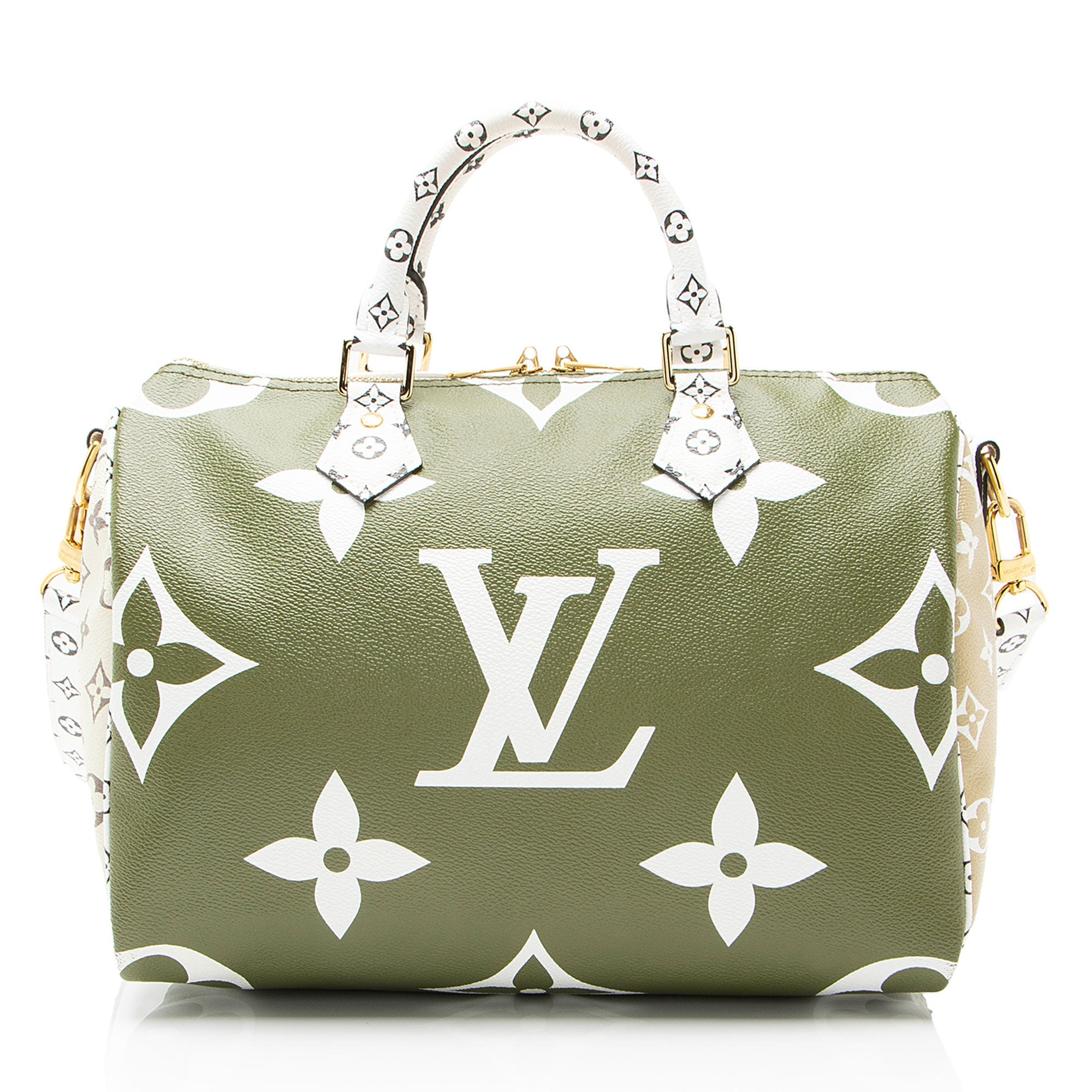 Louis Vuitton Limited Edition Giant Monogram Canvas Speedy Bandouliere 30 Satchel