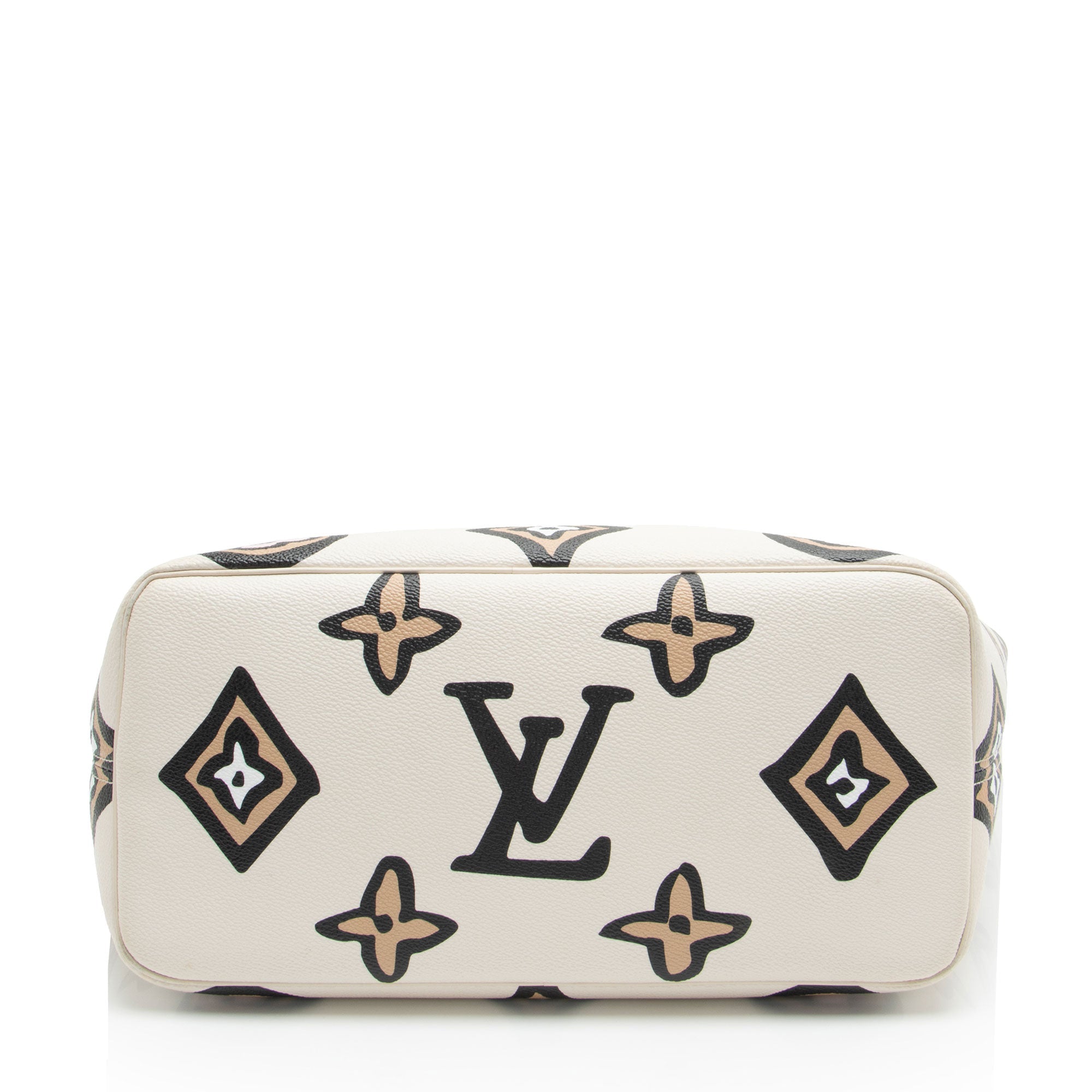 Louis Vuitton Limited Edition Giant Monogram Canvas Wild At Heart Neverfull MM Tote