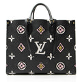 Louis Vuitton Limited Edition Giant Monogram Canvas Wild At Heart Onthego GM Tote