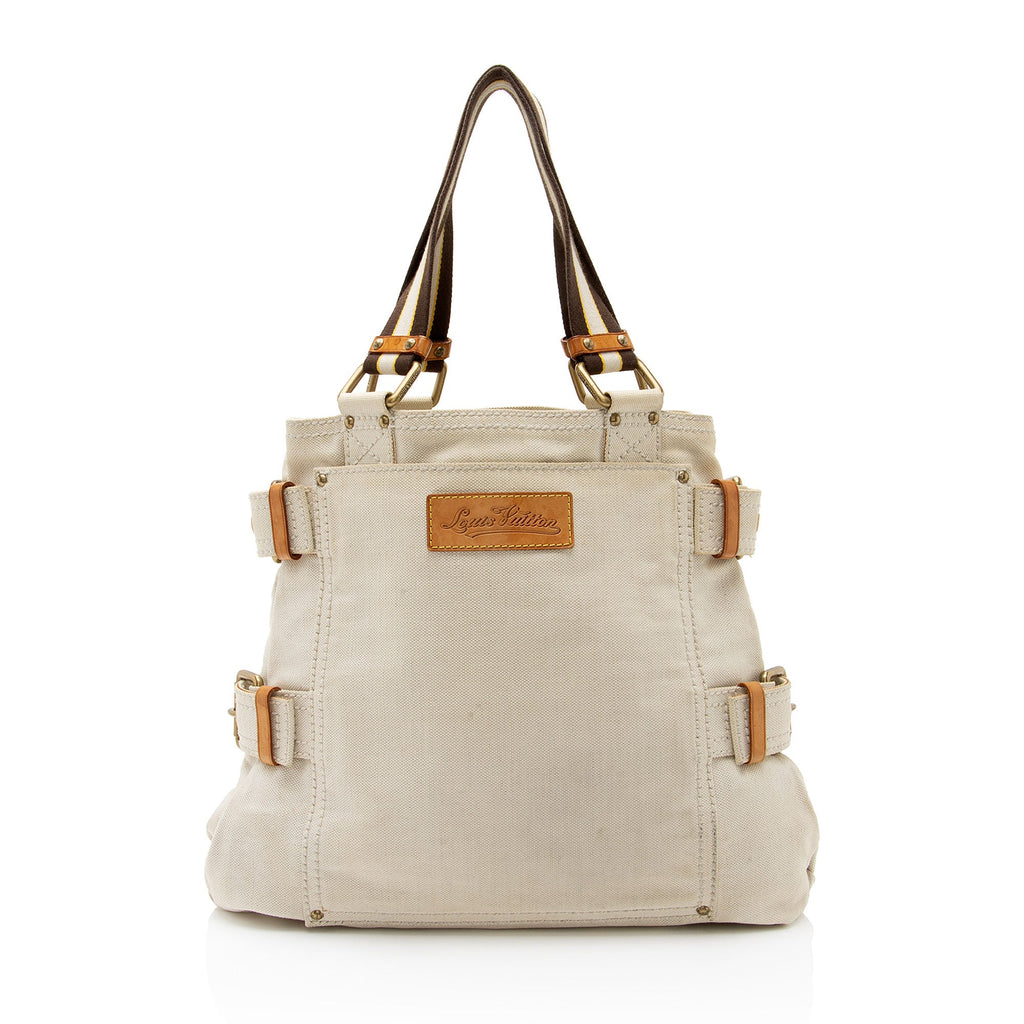 Louis Vuitton Limited Edition Globe Trotter Cabas MM Tote (SHF-toRuqa)