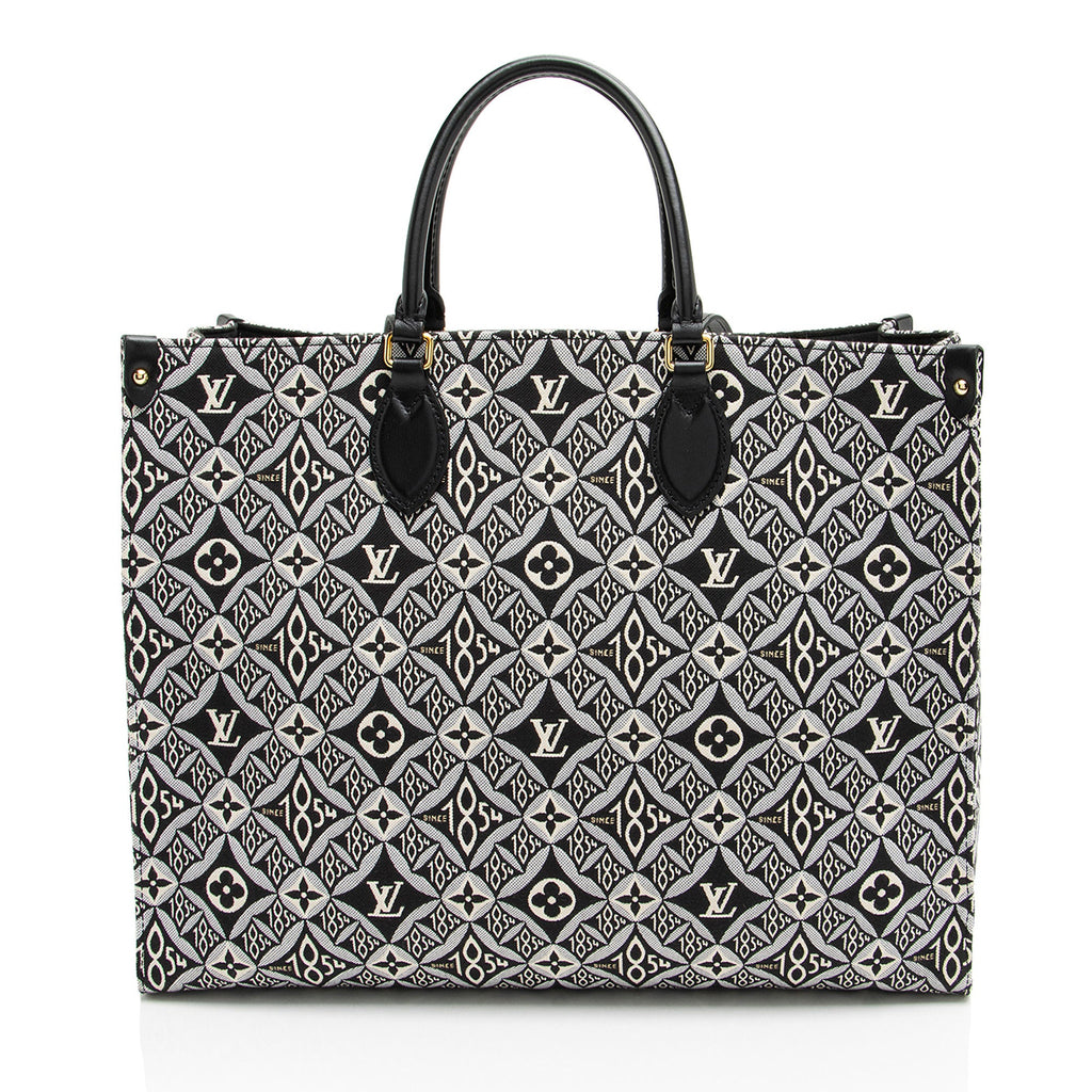 Louis Vuitton Limited Edition Jacquard Since 1854 Onthego GM Tote