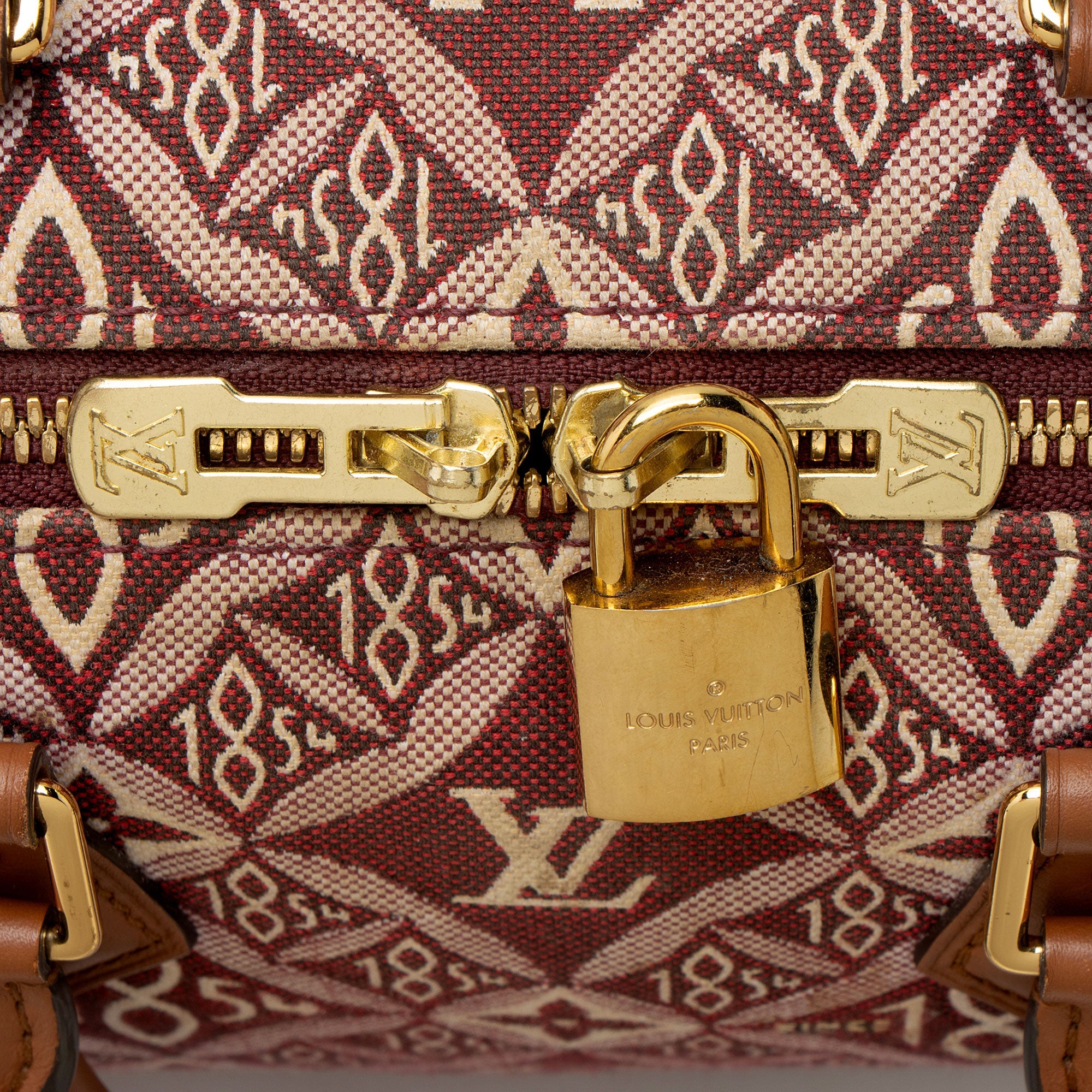 Louis Vuitton Limited Edition Jacquard Since 1854 Speedy Bandouliere 25 Satchel