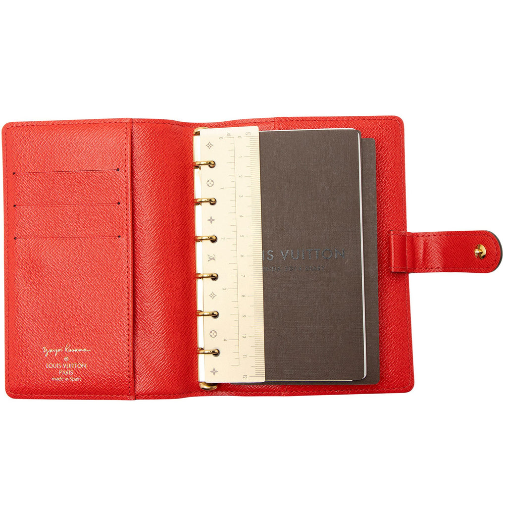 Louis Vuitton Limited Edition Kusama Small Ring Agenda Cover