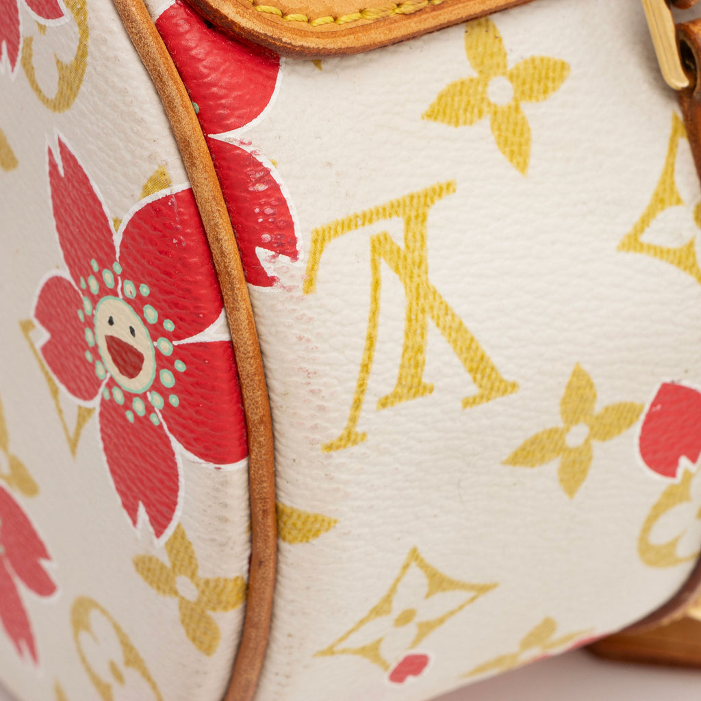 Louis Vuitton Limited Edition Monogram Canvas Cherry Blossom Papillon Satchel (SHF-3p8Y2x)