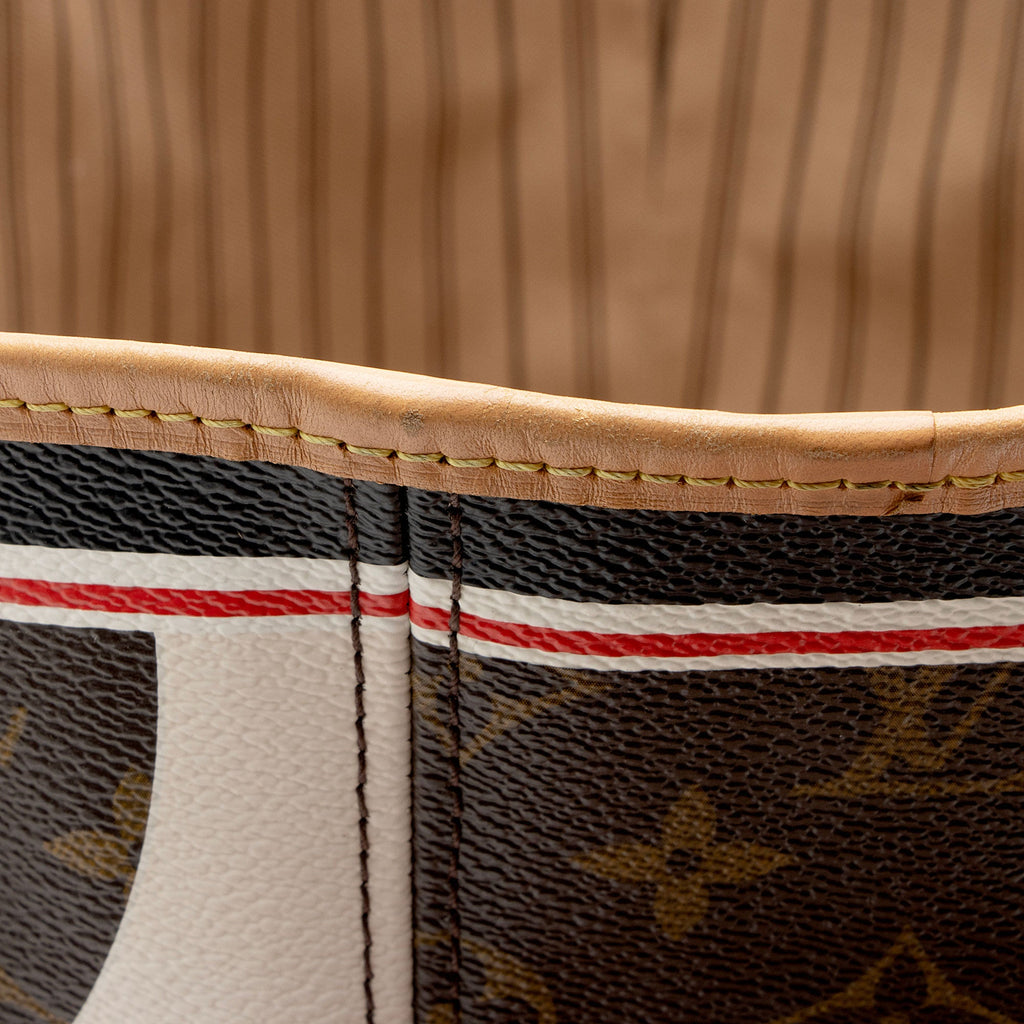 Louis Vuitton Limited Edition Monogram Canvas Game On Neverfull MM Tote