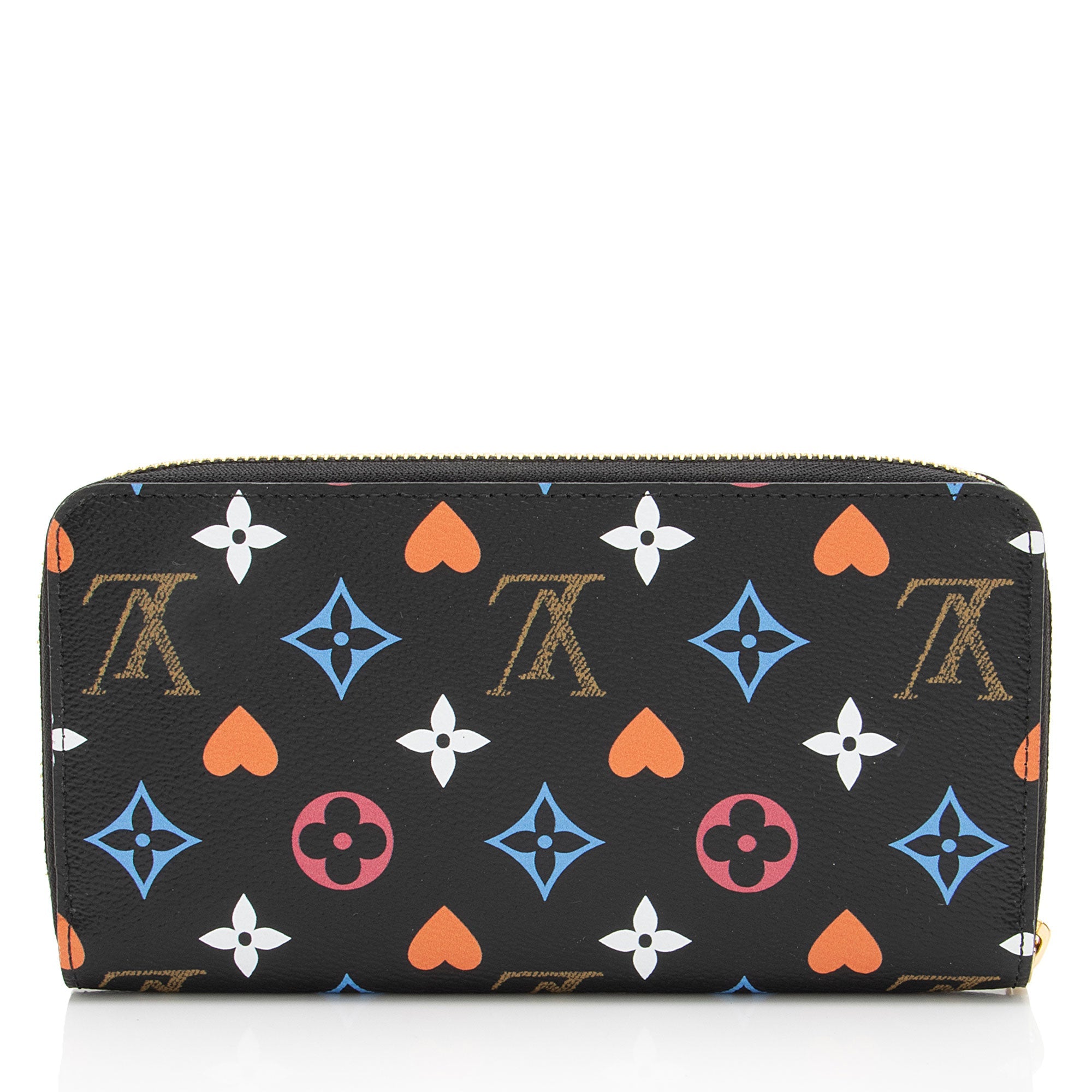 Louis Vuitton Limited Edition Monogram Canvas Game On Zippy Wallet