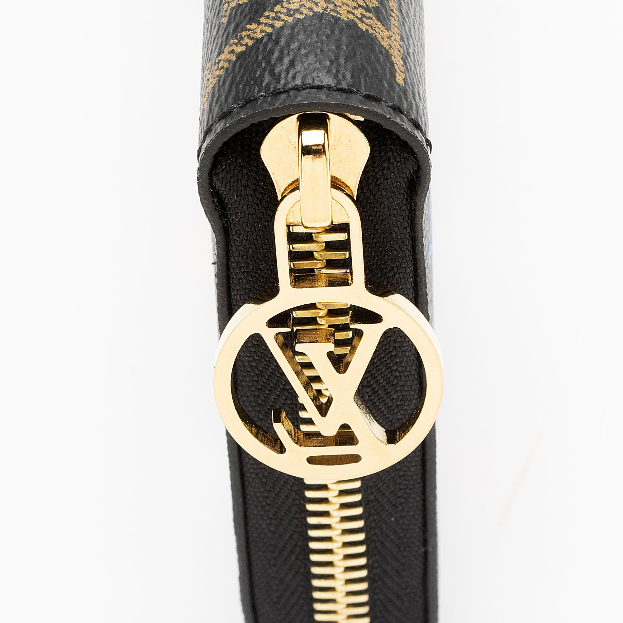 Louis Vuitton Limited Edition Monogram Canvas Game On Zippy Wallet