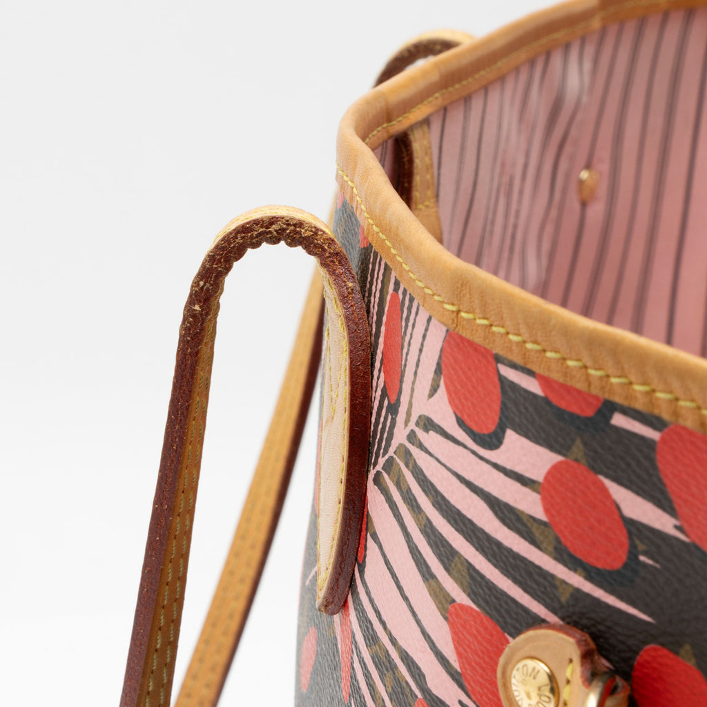 Louis Vuitton Limited Edition Monogram Canvas Jungle Dots Neverfull MM Tote