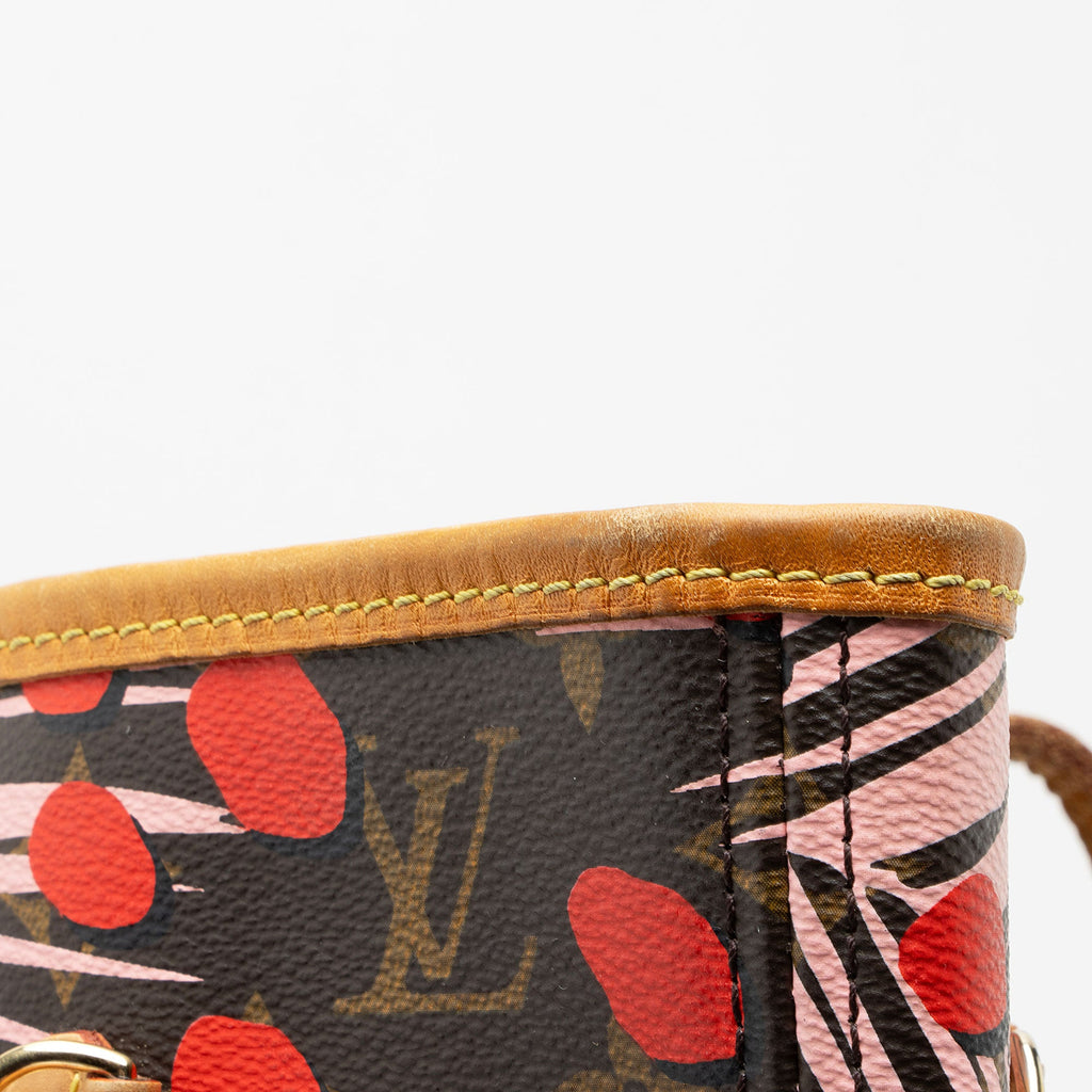 Louis Vuitton Limited Edition Monogram Canvas Jungle Dots Neverfull MM Tote