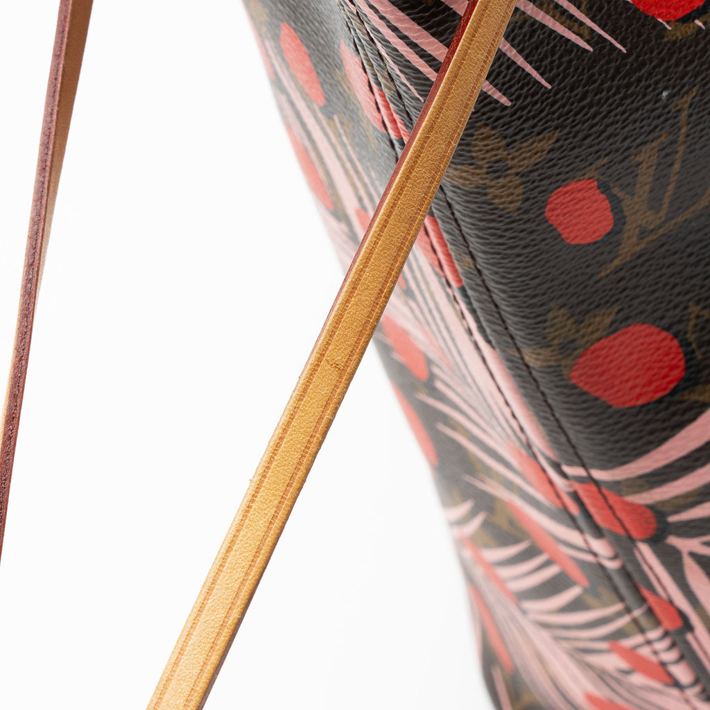 Louis Vuitton Limited Edition Monogram Canvas Jungle Dots Neverfull MM Tote
