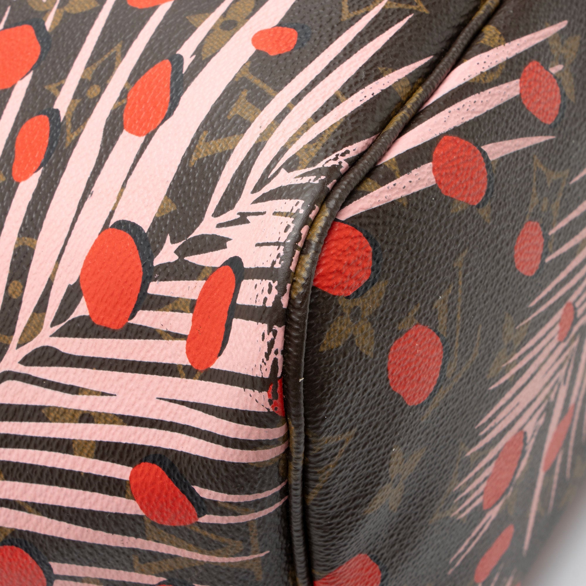 Louis Vuitton Limited Edition Monogram Canvas Jungle Dots Neverfull MM Tote