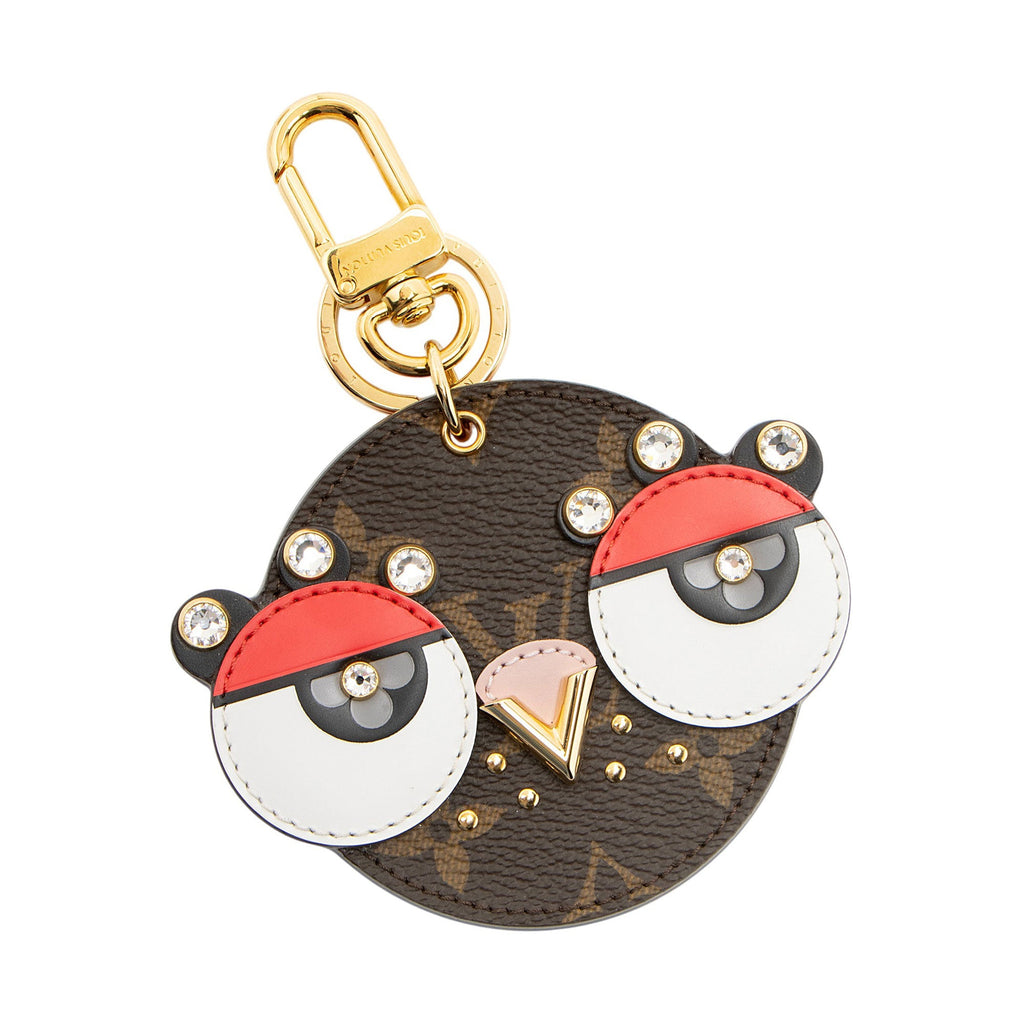 Louis Vuitton Limited Edition Monogram Canvas Lovely Birds Bag Charm