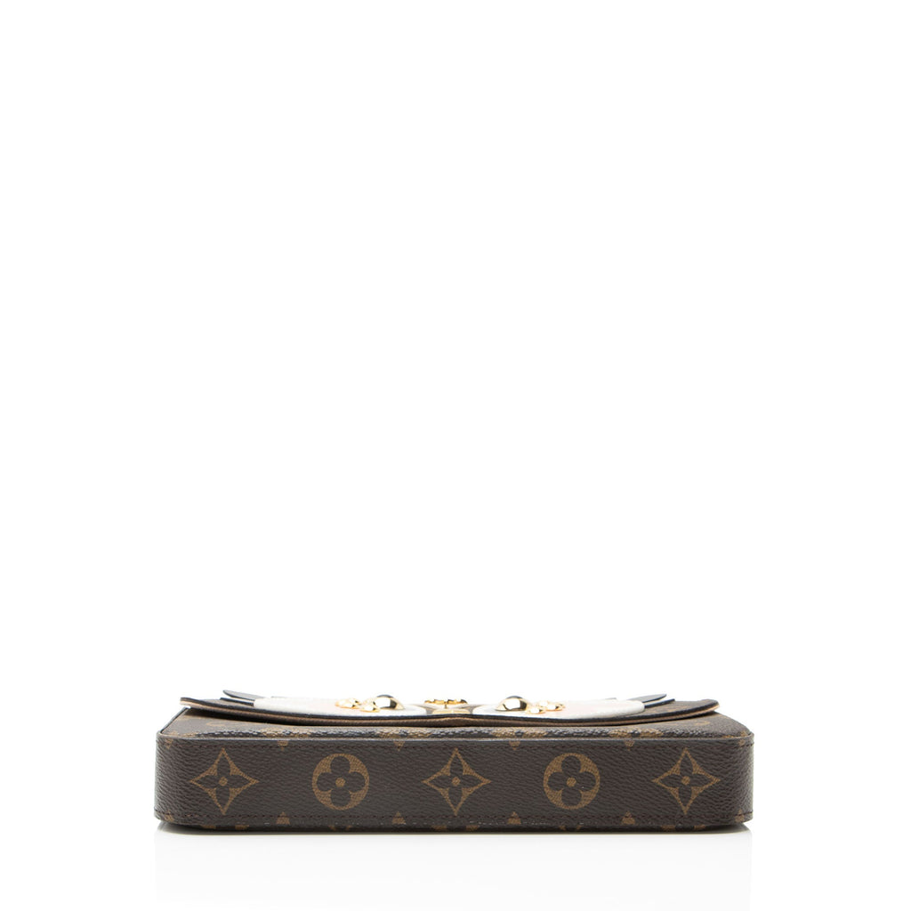 Louis Vuitton Limited Edition Monogram Canvas Lovely Birds Felicie Pochette