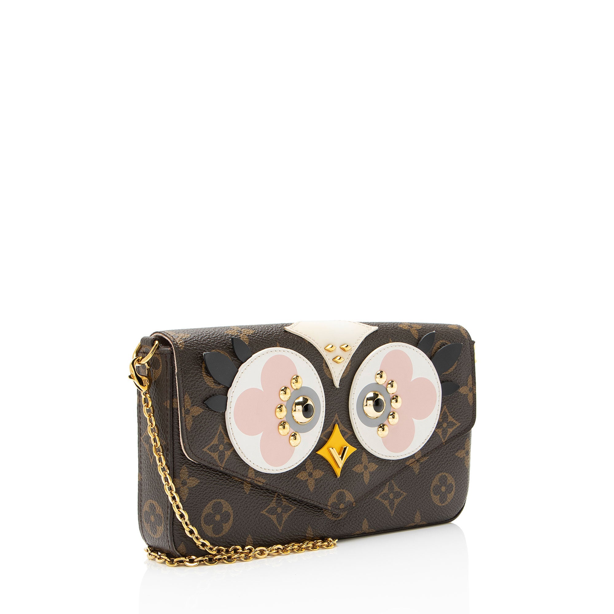 Louis Vuitton Limited Edition Monogram Canvas Lovely Birds Felicie Pochette