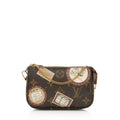 Louis Vuitton Limited Edition Monogram Canvas Patches Mini Pochette Accessoires