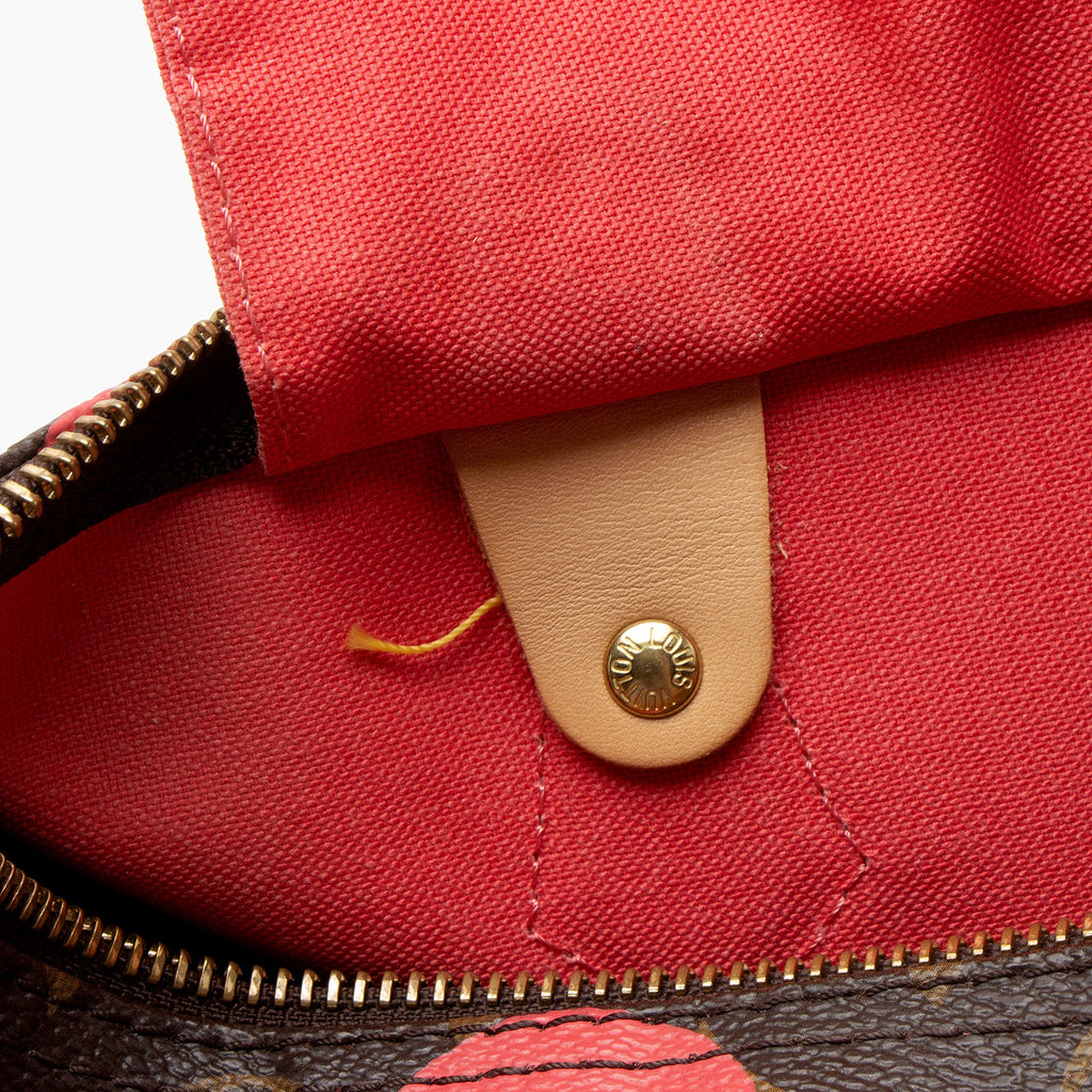 Louis Vuitton Limited Edition Monogram Canvas Ramages Speedy 30 Satchel