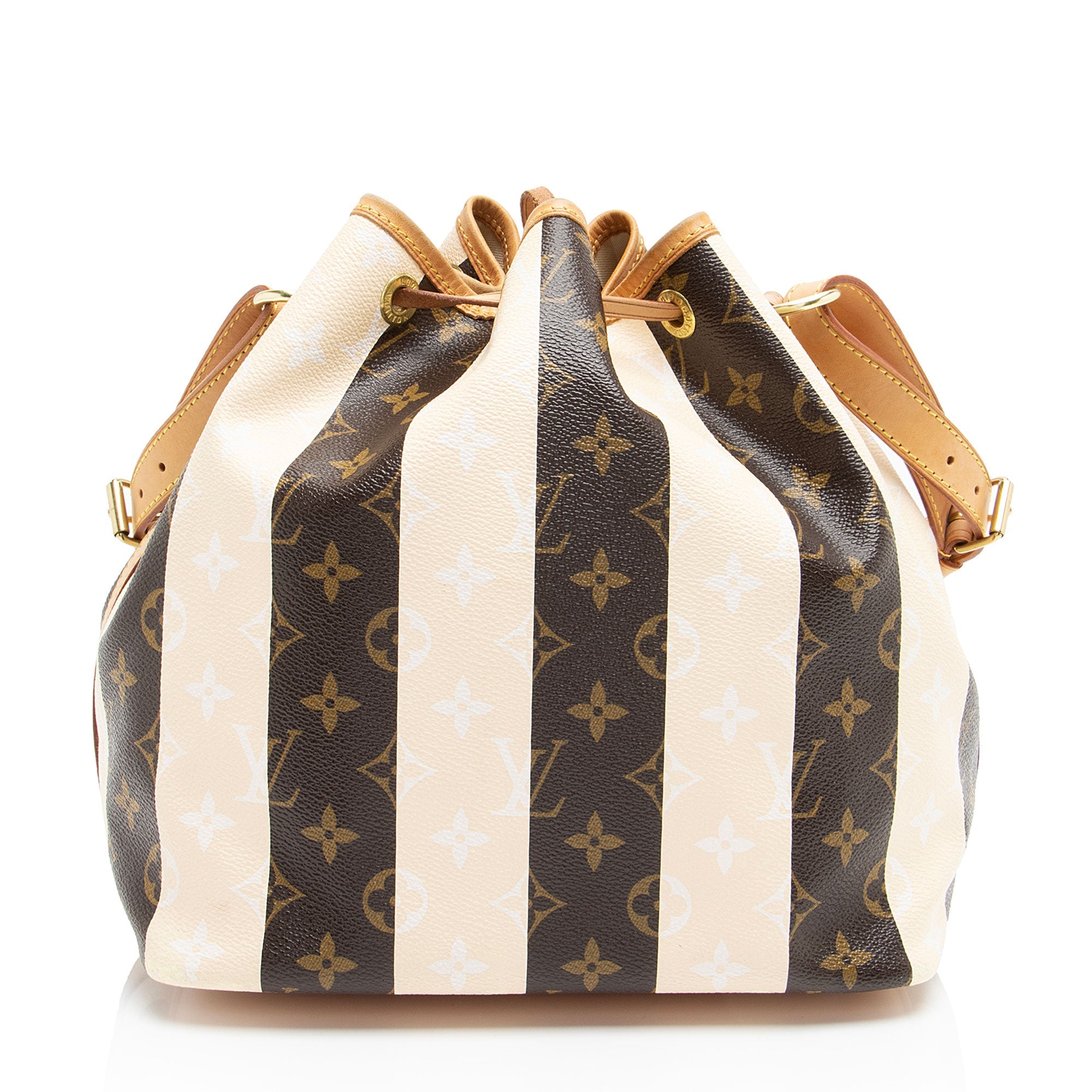 Louis Vuitton Limited Edition Monogram Canvas Rayures Petit Noe Shoulder Bag